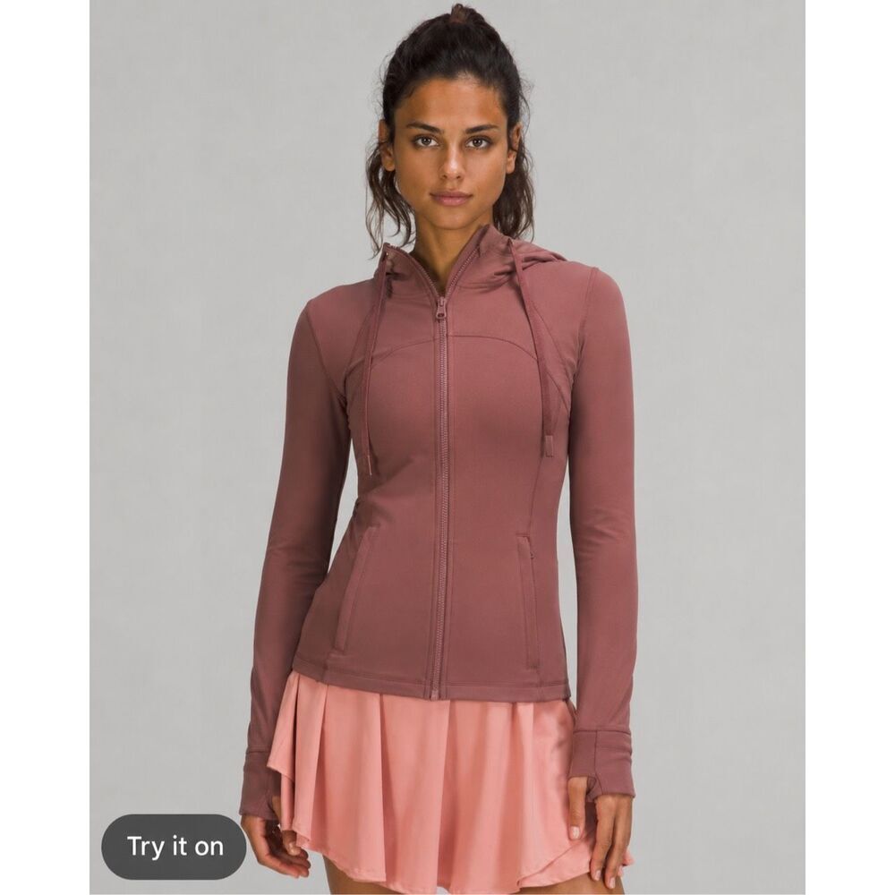 Lululemon Hooded Define Jacket dusty rose size 6, Nulu athleisure alo yoga E5 $9